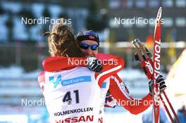 Cross-Country - FIS world cup cross-country, 50 km men classical, 17.03.07 - Holmenkollen (NOR): Petter Northug (NOR), Odd-Bjoern Hjelmeset (NOR).
