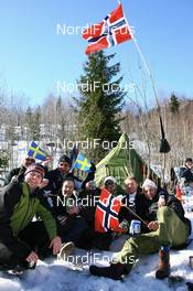 Cross-Country - FIS world cup cross-country, 50 km men classical, 17.03.07 - Holmenkollen (NOR): the swedish-norwegian brotherhood in Holmenkollen.