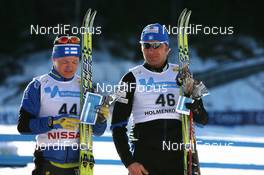 Cross-Country - FIS world cup cross-country, 50 km men classical, 17.03.07 - Holmenkollen (NOR): Sami Jauhojaervi (FIN), Jaak Mae (EST).