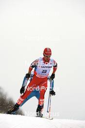 Nordic Combined - FIS Nordic World Ski Championchips nordic combined, individual Gundersen HS100/15km, 03.03.07 - Sapporo (JPN): Seppi Hurschler (SUI).