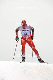 Nordic Combined - FIS Nordic World Ski Championchips nordic combined, individual Gundersen HS100/15km, 03.03.07 - Sapporo (JPN): Ronny Heer (SUI).