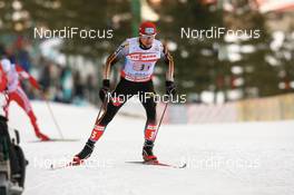 Nordic Combined - FIS Nordic World Ski Championchips nordic combined, team HS134/4x5km, 25.02.07 - Sapporo (JPN): Sebastian Haseney (GER).