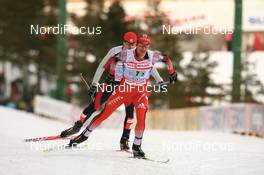 Nordic Combined - FIS Nordic World Ski Championchips nordic combined, team HS134/4x5km, 25.02.07 - Sapporo (JPN): Andreas Hurschler (SUI).