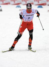 Nordic Combined - FIS Nordic World Ski Championchips nordic combined, individual Gundersen HS100/15km, 03.03.07 - Sapporo (JPN): Michael Gruber (AUT).