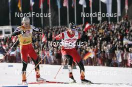 Nordic Combined - FIS World Cup Nordic Combined Sprint - Seefeld (AUT): Felix Gottwald ri, Christoph Bieler li AUT