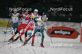Nordic Combined - FIS Nordic World Ski Championchips nordic combined, sprint HS134/7.5km - Sapporo (JPN): Hannu Manninen FIN, Magnus Moan FIN, Felix Gottwald AUT, Anssi Koivuranta FIN