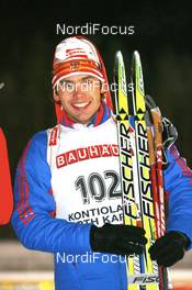 29.11.2007, Kontiolahti, Finland (FIN): Nikolay Kruglov (RUS) - IBU world cup biathlon, individual men, Kontiolahti (FIN). www.nordicfocus.com. c Manzoni/NordicFocus. Every downloaded picture is fee-liable.
