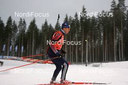 28.11.2007, Kontiolahti, Finland (FIN): Jeremy Teela (USA) - IBU world cup biathlon, individual men, training, Kontiolahti (FIN). www.nordicfocus.com. c Manzoni/NordicFocus. Every downloaded picture is fee-liable.