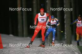 29.11.2007, Kontiolahti, Finland (FIN): Rune Bratsveen (NOR) - IBU world cup biathlon, individual men, Kontiolahti (FIN). www.nordicfocus.com. c Manzoni/NordicFocus. Every downloaded picture is fee-liable.
