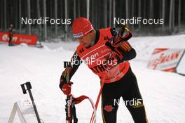 28.11.2007, Kontiolahti, Finland (FIN): Michael Greis (GER) - IBU world cup biathlon, individual men, training, Kontiolahti (FIN). www.nordicfocus.com. c Manzoni/NordicFocus. Every downloaded picture is fee-liable.