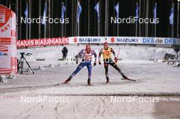 29.11.2007, Kontiolahti, Finland (FIN): Dmitri Iarochenko (RUS) and Michael Greis (GER) - IBU world cup biathlon, individual men, Kontiolahti (FIN). www.nordicfocus.com. c Manzoni/NordicFocus. Every downloaded picture is fee-liable.