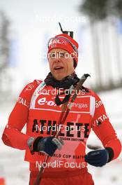 28.11.2007, Kontiolahti, Finland (FIN): Halvard Hanevold (NOR) - IBU world cup biathlon, individual men, training, Kontiolahti (FIN). www.nordicfocus.com. c Manzoni/NordicFocus. Every downloaded picture is fee-liable.