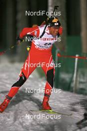 29.11.2007, Kontiolahti, Finland (FIN): Ludwig Gredler (AUT) - IBU world cup biathlon, individual men, Kontiolahti (FIN). www.nordicfocus.com. c Manzoni/NordicFocus. Every downloaded picture is fee-liable.