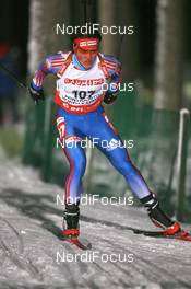29.11.2007, Kontiolahti, Finland (FIN): Maxim Tchoudov (RUS) - IBU world cup biathlon, individual men, Kontiolahti (FIN). www.nordicfocus.com. c Manzoni/NordicFocus. Every downloaded picture is fee-liable.