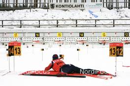 28.11.2007, Kontiolahti, Finland (FIN): Lowell Bailey (USA)  - IBU world cup biathlon, individual men, training, Kontiolahti (FIN). www.nordicfocus.com. c Manzoni/NordicFocus. Every downloaded picture is fee-liable.