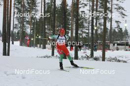 29.11.2007, Kontiolahti, Finland (FIN): Liudmila Kalinchik (BLR) - IBU world cup biathlon, individual women, Kontiolahti (FIN). www.nordicfocus.com. c Manzoni/NordicFocus. Every downloaded picture is fee-liable.