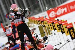 29.11.2007, Kontiolahti, Finland (FIN): Sabrina Buchholz (GER) - IBU world cup biathlon, individual women, Kontiolahti (FIN). www.nordicfocus.com. c Manzoni/NordicFocus. Every downloaded picture is fee-liable.