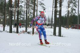 29.11.2007, Kontiolahti, Finland (FIN): Natalia Guseva (RUS) - IBU world cup biathlon, individual women, Kontiolahti (FIN). www.nordicfocus.com. c Manzoni/NordicFocus. Every downloaded picture is fee-liable.
