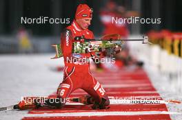 01.12.2007, Kontiolahti, Finland (FIN): Jean Philippe Leguellec (CAN) - IBU world cup biathlon, sprint men, Kontiolahti (FIN). www.nordicfocus.com. c Manzoni/NordicFocus. Every downloaded picture is fee-liable.