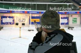 01.12.2007, Kontiolahti, Finland (FIN): public shooting range - IBU world cup biathlon, sprint men, Kontiolahti (FIN). www.nordicfocus.com. c Manzoni/NordicFocus. Every downloaded picture is fee-liable.