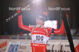 01.12.2007, Kontiolahti, Finland (FIN): Ole Einar Bjoerndalen (NOR) - IBU world cup biathlon, sprint men, Kontiolahti (FIN). www.nordicfocus.com. c Manzoni/NordicFocus. Every downloaded picture is fee-liable.