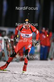 01.12.2007, Kontiolahti, Finland (FIN): Ludwig Gredler (AUT) - IBU world cup biathlon, sprint men, Kontiolahti (FIN). www.nordicfocus.com. c Manzoni/NordicFocus. Every downloaded picture is fee-liable.