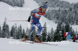 08.12.2007, Hochfilzen (AUT): Mattias Nilsson jr (SWE) - IBU World Cup biathlon, pursuit men - Hochfilzen (AUT). www.nordicfocus.com. c Furtner/NordicFocus. Every downloaded picture is fee-liable.