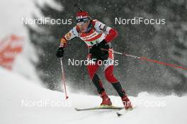 09.12.2007, Hochfilzen (AUT): Jaroslav Soukup (CZE) - IBU World Cup biathlon, relay men - Hochfilzen (AUT). www.nordicfocus.com. c Furtner/NordicFocus. Every downloaded picture is fee-liable.