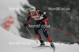 09.12.2007, Hochfilzen (AUT): Vincent Jay (FRA) - IBU World Cup biathlon, relay men - Hochfilzen (AUT). www.nordicfocus.com. c Furtner/NordicFocus. Every downloaded picture is fee-liable.