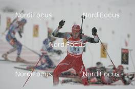 09.12.2007, Hochfilzen (AUT): Ivan Joller (SUI) - IBU World Cup biathlon, relay men - Hochfilzen (AUT). www.nordicfocus.com. c Furtner/NordicFocus. Every downloaded picture is fee-liable.