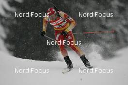 09.12.2007, Hochfilzen (AUT): Chengye Zhang (CHN) - IBU World Cup biathlon, relay men - Hochfilzen (AUT). www.nordicfocus.com. c Furtner/NordicFocus. Every downloaded picture is fee-liable.