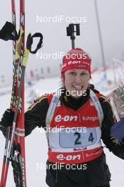 09.12.2007, Hochfilzen (AUT): Kati Wilhelm (GER) - IBU World Cup biathlon, relay women - Hochfilzen (AUT). www.nordicfocus.com. c Furtner/NordicFocus. Every downloaded picture is fee-liable.