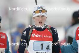 09.12.2007, Hochfilzen (AUT): Sandrine Bailly (FRA) - IBU World Cup biathlon, relay women - Hochfilzen (AUT). www.nordicfocus.com. c Furtner/NordicFocus. Every downloaded picture is fee-liable.