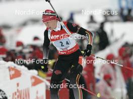 09.12.2007, Hochfilzen (AUT): Kati Wilhelm (GER) - IBU World Cup biathlon, relay women - Hochfilzen (AUT). www.nordicfocus.com. c Furtner/NordicFocus. Every downloaded picture is fee-liable.