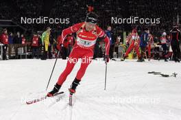29.12.2007, Gelsenkirchen, Germany (GER): Ole Einar Bjoerndalen (NOR)  - Biathlon World Team Challenge WTC AufSchalke - Gelsenkirchen (GER). www.nordicfocus.com. c Felgenhauer/NordicFocus. Every downloaded picture is fee-liable.