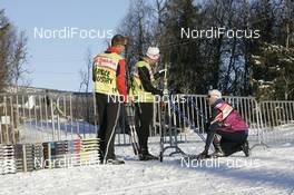 22.11.2007, Beitostoelen, Norway (NOR): Service Team Salomon - FIS world cup cross-country, training, Beitostoelen. www.nordicfocus.com. c Furtner/NordicFocus. Every downloaded picture is fee-liable.