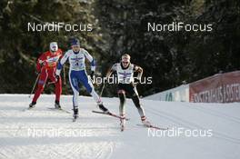 25.11.2007, Beitostoelen, Norway (NOR): leading group l-r: Marit Bjoergen (NOR), Piirjo Muranen (FIN), Claudia Kuenzel-Nystad (GER)  - FIS world cup cross-country, relay women, Beitostoelen. www.nordicfocus.com. c Furtner/NordicFocus. Every downloaded picture is fee-liable.