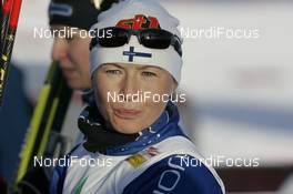 25.11.2007, Beitostoelen, Norway (NOR): Riitta Liisa Roponen (FIN)  - FIS world cup cross-country, relay women, Beitostoelen. www.nordicfocus.com. c Furtner/NordicFocus. Every downloaded picture is fee-liable.