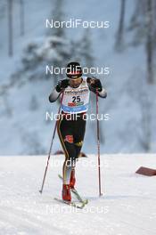 02.12.2007, Kuusamo, Finland (FIN): Manuela Henkel (GER)  - FIS world cup cross-country, 10km women, Kuusamo (FIN). www.nordicfocus.com. c Felgenhauer/NordicFocus. Every downloaded picture is fee-liable.