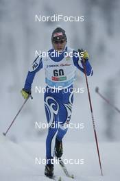 02.12.2007, Kuusamo, Finland (FIN): Roland Clara (ITA) - FIS world cup cross-country, 15km C men, Kuusamo (FIN). www.nordicfocus.com. c Furtner/NordicFocus. Every downloaded picture is fee-liable.