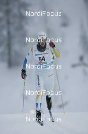 02.12.2007, Kuusamo, Finland (FIN): Martin Larsson (SWE) - FIS world cup cross-country, 15km C men, Kuusamo (FIN). www.nordicfocus.com. c Furtner/NordicFocus. Every downloaded picture is fee-liable.