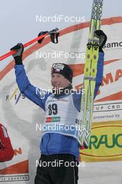 02.12.2007, Kuusamo, Finland (FIN): winner Lukas Bauer (CZE) - FIS world cup cross-country, 15km C men, Kuusamo (FIN). www.nordicfocus.com. c Furtner/NordicFocus. Every downloaded picture is fee-liable.