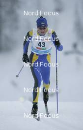 02.12.2007, Kuusamo, Finland (FIN): Roman Leybyuk (UKR) - FIS world cup cross-country, 15km C men, Kuusamo (FIN). www.nordicfocus.com. c Furtner/NordicFocus. Every downloaded picture is fee-liable.
