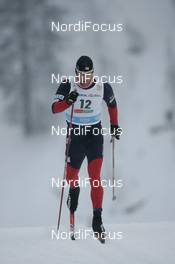 02.12.2007, Kuusamo, Finland (FIN): Chris Cook (USA) - FIS world cup cross-country, 15km C men, Kuusamo (FIN). www.nordicfocus.com. c Furtner/NordicFocus. Every downloaded picture is fee-liable.