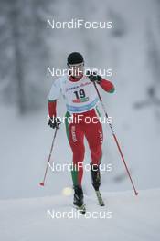02.12.2007, Kuusamo, Finland (FIN): Alexandr Ionenkow (BLR) - FIS world cup cross-country, 15km C men, Kuusamo (FIN). www.nordicfocus.com. c Furtner/NordicFocus. Every downloaded picture is fee-liable.
