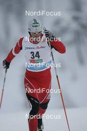 02.12.2007, Kuusamo, Finland (FIN):  Juergen Pinter (AUT) - FIS world cup cross-country, 15km C men, Kuusamo (FIN). www.nordicfocus.com. c Furtner/NordicFocus. Every downloaded picture is fee-liable.