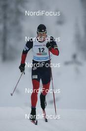 02.12.2007, Kuusamo, Finland (FIN): Chris Cook (USA)  - FIS world cup cross-country, 15km C men, Kuusamo (FIN). www.nordicfocus.com. c Furtner/NordicFocus. Every downloaded picture is fee-liable.
