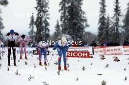 01.12.2007, Kuusamo, Finland (FIN): l-r: Alena Prochazkova (SVK), Evgenia Shapovalova (RUS), Petra Majdic (SLO)  - FIS world cup cross-country, individual sprint, Kuusamo (FIN). www.nordicfocus.com. c Felgenhauer/NordicFocus. Every downloaded picture is fee-liable.