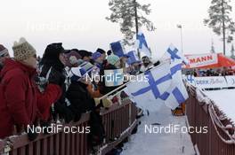 01.12.2007, Kuusamo, Finland (FIN): finnish fans, feature - FIS world cup cross-country, individual sprint, Kuusamo (FIN). www.nordicfocus.com. c Felgenhauer/NordicFocus. Every downloaded picture is fee-liable.