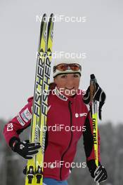 30.11.2007, Kuusamo, Finland (FIN): Petra Majdic (SLO)  - FIS world cup cross-country, individual sprint, training, portrait, Kuusamo (FIN). www.nordicfocus.com. c Felgenhauer/NordicFocus. Every downloaded picture is fee-liable.